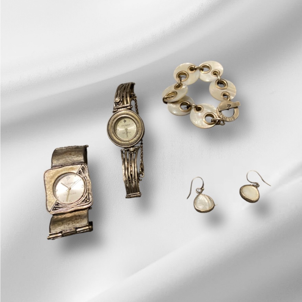 Silpada Silver Women's Watches and Jewelry Set